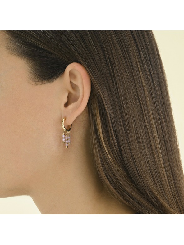 Rosefield Dámske pozlátené náušnice Rosefield JEPHG-J815