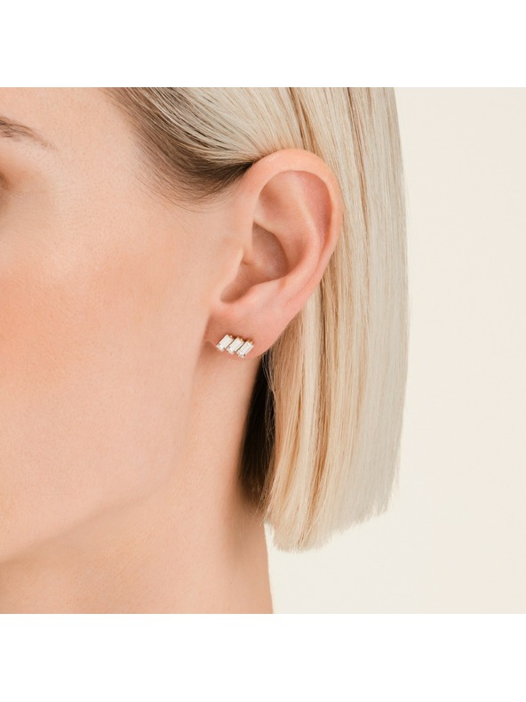 Rosefield Rosefield dámske náušnice pozlátené JETBG-J1127