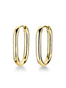 Rosefield Rosefield náušnice zlatej farby Large Oval Hoops JEOLG-J567