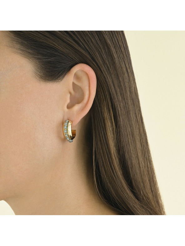 Rosefield Dámske pozlátené náušnice Rosefield JEBBG-J818