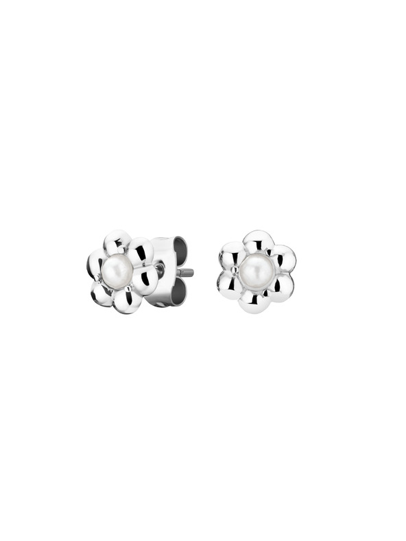 Rosefield Rosefield náušnice v striebornej farbe Daisy Flower Studs JEDFS-J671
