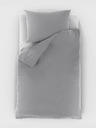 Kvalitex Mušelínová posteľná bielizeň 140x200, 70x90cm svetlosivá Kvalitex