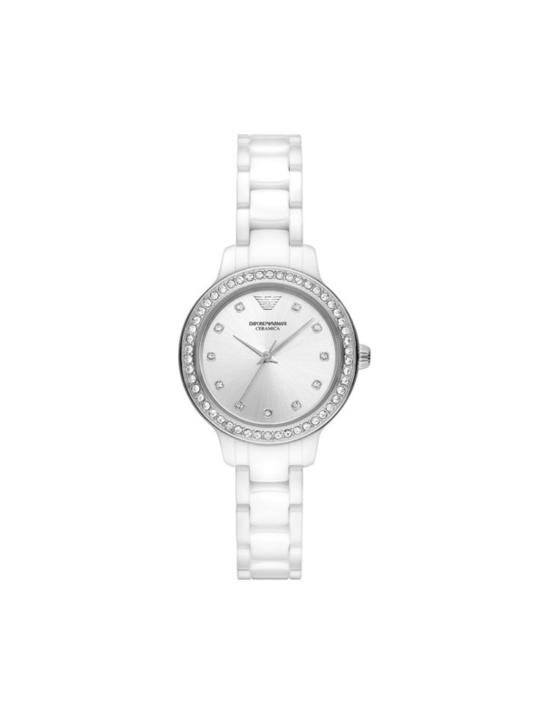 Emporio Armani Dámske guľaté hodinky Emporio Armani Cleo AR70013
