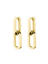 Rosefield Rosefield pozlátené náušnice Dual Hoops JEDHG-J585