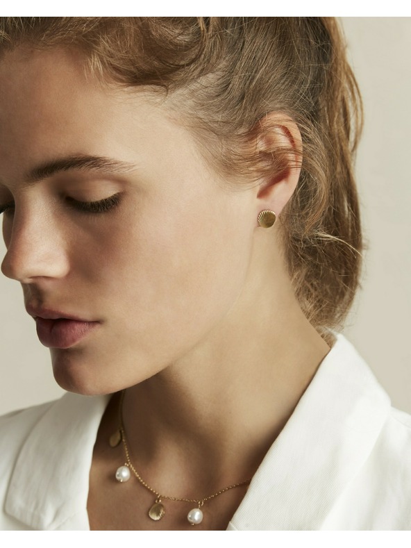 Rosefield Dámske pozlátené náušnice Rosefield JSSEG-J167