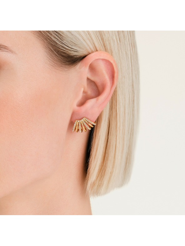 Rosefield Rosefield dámske náušnice pozlátené JECCG-J1029