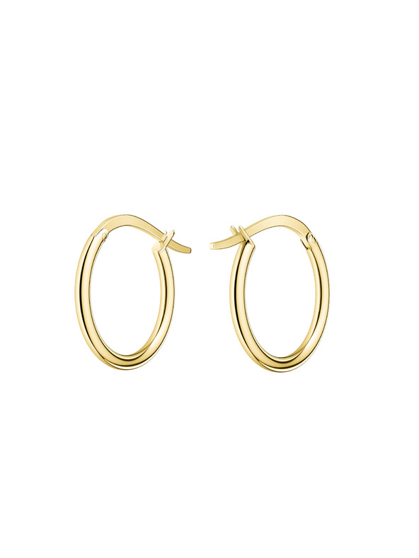 Rosefield Rosefield náušnice zlatej farby Large Hoops JELHG-J583