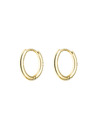Rosefield Rosefield pozlátené náušnice Small Hoops JESHG-J581