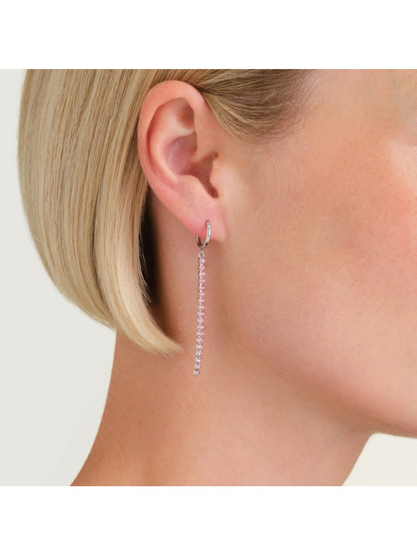 Rosefield Pozlátené dámske náušnice Rosefield JETRS-J923