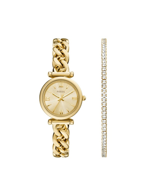 Fossil Set dámskych hodiniek a náramku Fossil CARLIE ES5387SET