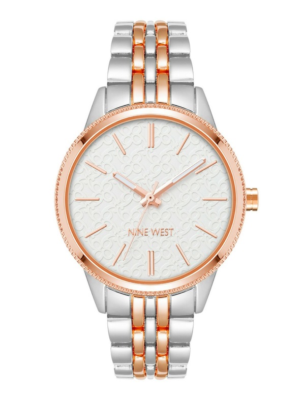 Nine West	 Dámske guľaté hodinky Nine West NW/2897SVRT