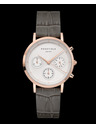 Rosefield Rosefield hodinky NCGRG-N95 The Gabby White Sunray Croco Grey Rose Gold