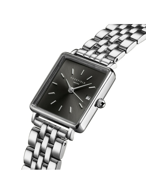 Rosefield Dámske hodinky Rosefield Boxy XS Grey BGSSS-Q051