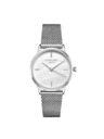 Rosefield Dámske hodinky Rosefield Pearl Edit Mesh Silver RMSMS-R08