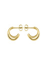 Rosefield Rosefield náušnice zlatej farby Double Hoops JEDHG-J575