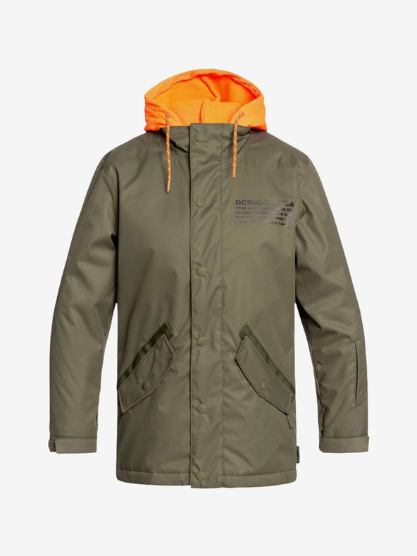 DC Khaki pánska zimná bunda DC UNION olivová noc