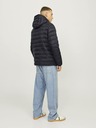 Jack & Jones Jack & Jones Pánska čierna prešívaná bunda