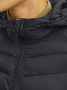 Jack & Jones Jack & Jones Pánska čierna prešívaná bunda