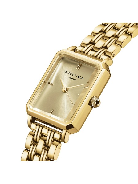 Rosefield Dámske hodinky Rosefield Octagon XS Champagne OCGSG-O82