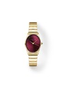 Rosefield Dámske hodinky Rosefield Oval Burgundy OVGSG-OV15