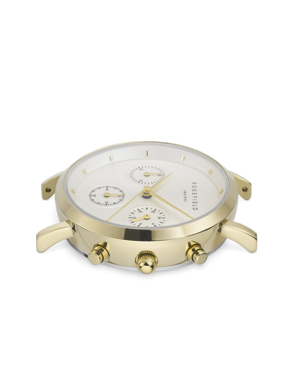 Rosefield Rosefield hodinky NWG-N90 The Gabby White Gold