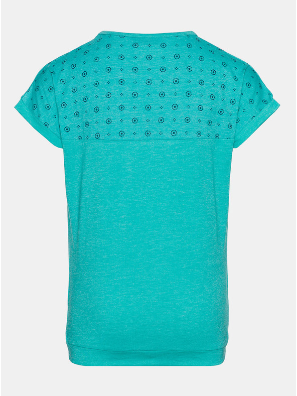 Sam 73 Zelené dievčenské vzorované tričko SAM 73