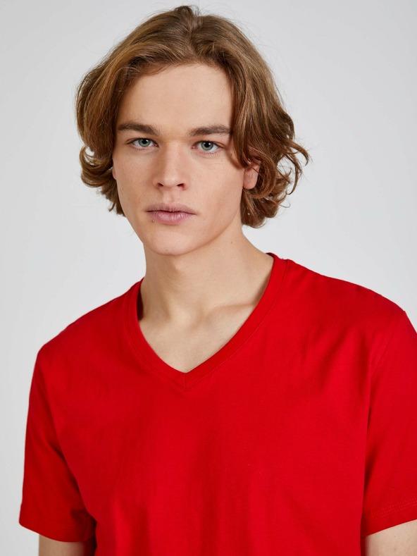 Sam 73 Červené pánske tričko SAM 73 Blane