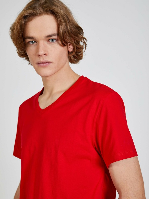 Sam 73 Červené pánske tričko SAM 73 Blane