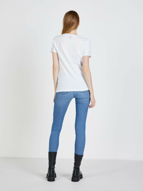 Sam 73 Biele dámske tričko SAM 73 Una