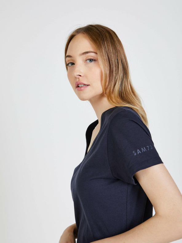Sam 73 Tmavomodré dámske tričko SAM 73 Una
