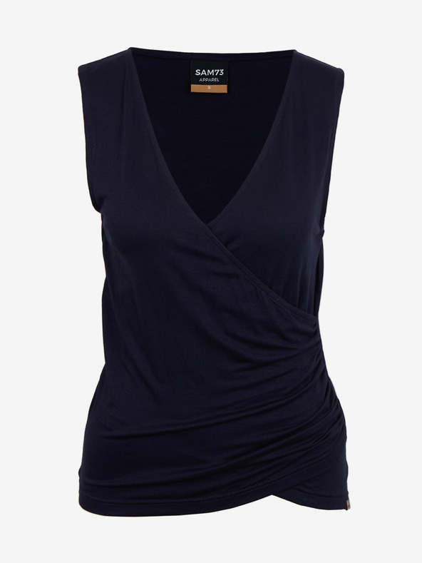 Sam 73 Tmavomodré dámske základné tielko SAM73 Lupus