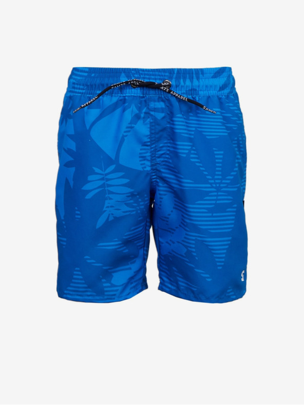 Sam 73 Modré chlapčenské vzorované plavky SAM73 Sanjeev