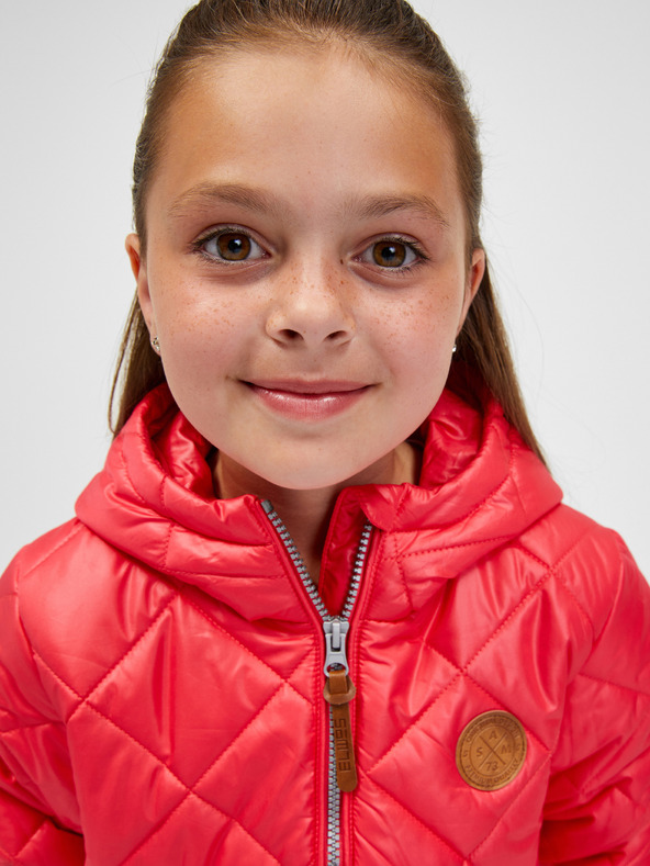 Sam 73 Koralová dievčenská prešívaná bunda SAM 73 Brisa