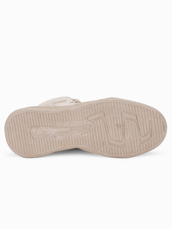 Ombre Clothing Béžové pánske zimné topánky T380