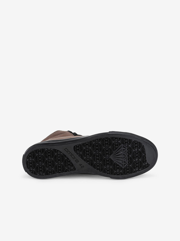 Ombre Clothing Čierno-hnedé pánske tenisky Ombre Clothing T378