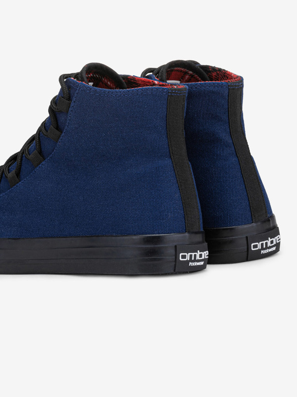 Ombre Clothing Čierno-modré pánske tenisky Ombre Clothing T378