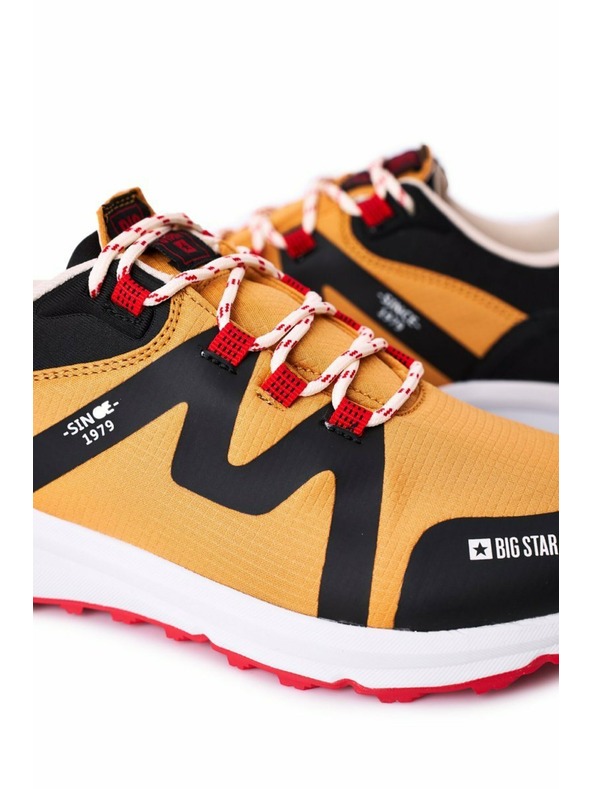 BIG STAR SHOES Pánske športové topánky Memory Foam Big Star HH174087 Camel