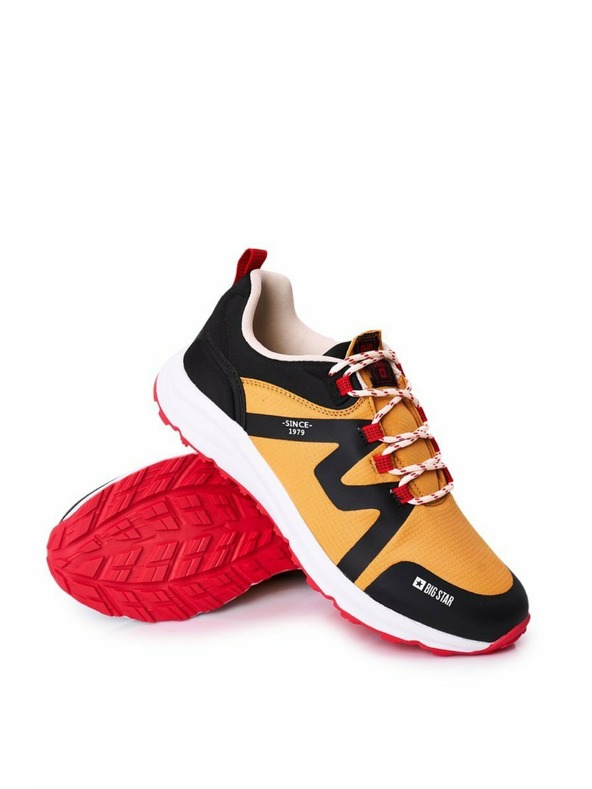 BIG STAR SHOES Pánske športové topánky Memory Foam Big Star HH174087 Camel