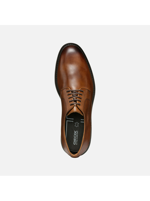 Geox Hnedá pánska obuv Geox Walk Pleasure