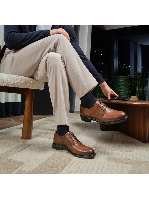 Geox Hnedá pánska obuv Geox Walk Pleasure