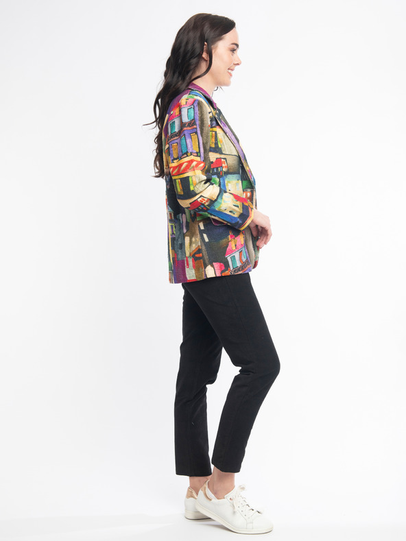 Orientique Dámske vzorované sako Orientique Tartan