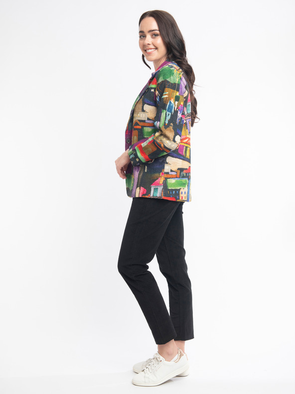 Orientique Dámske vzorované sako Orientique Tartan