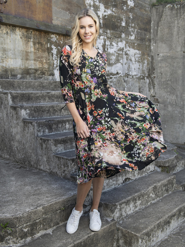 Orientique Dámske vzorované šaty Orientique Fidelio