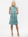 Orientique Tyrkysové dámske kvetované šaty Orientique