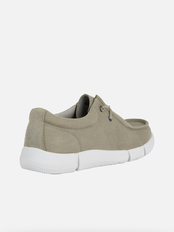 Geox Svetlozelené pánske mokasíny Geox Adacter M