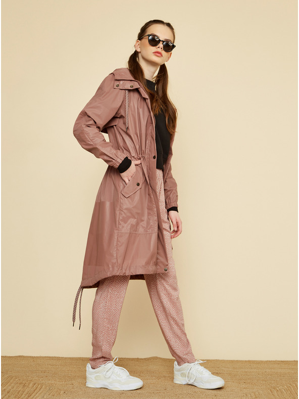 ZOOT.lab Hnedá dámska metalická parka ZOOT.lab Hayley