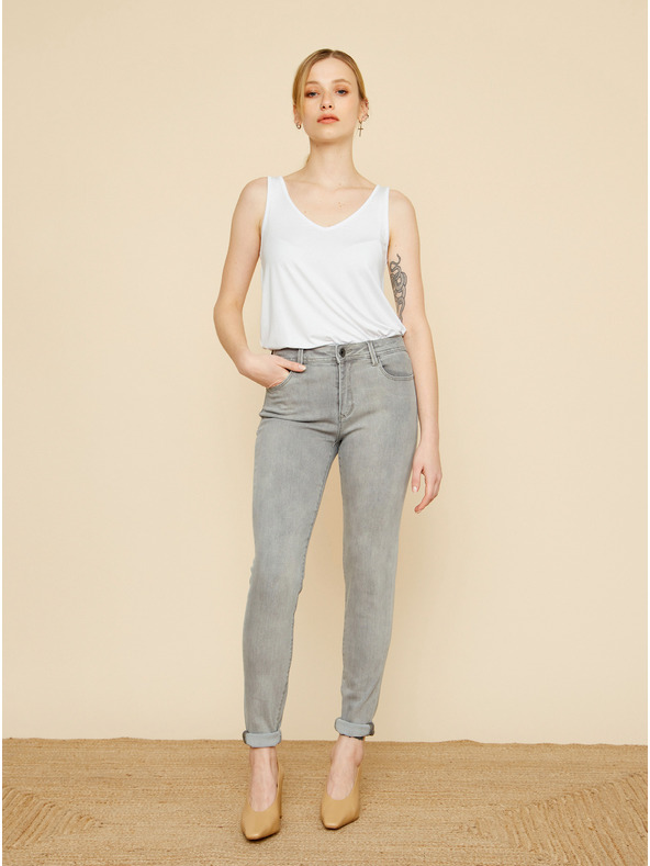 ZOOT.lab Šedé skinny fit džínsy ZOOT.lab Pippa