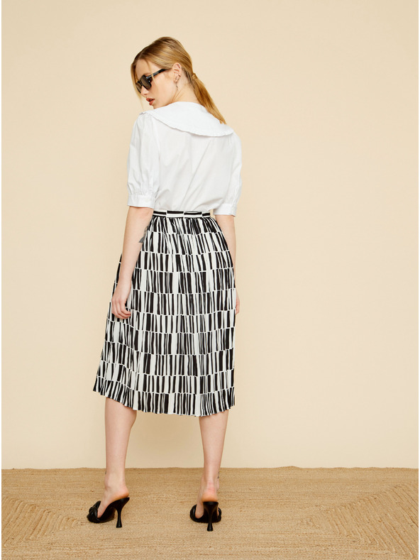 ZOOT.lab Čiernobiela vzorovaná sukňa ZOOT.lab Sylvie