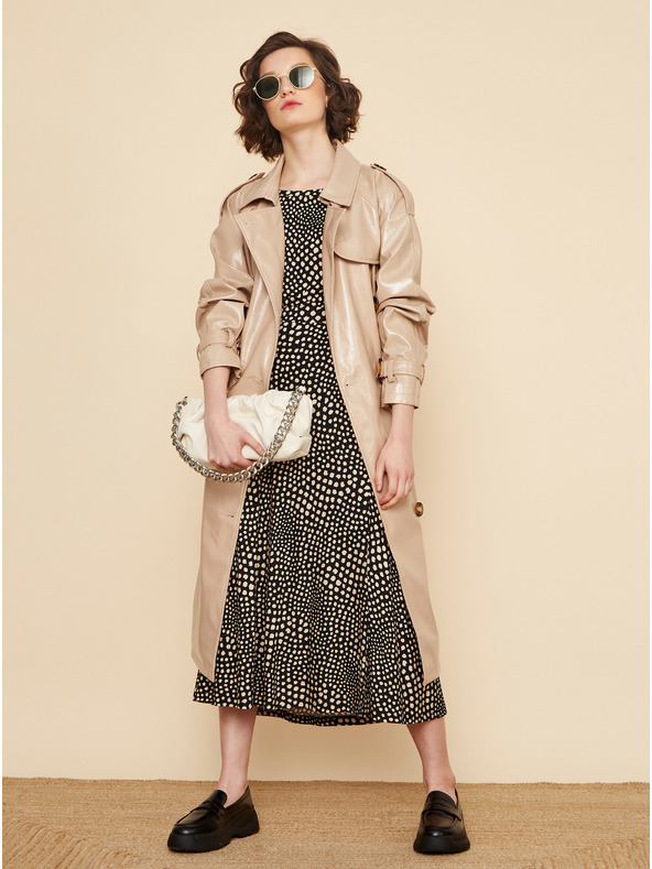 ZOOT.lab Béžovo-čierne dámske tričko so vzorom ZOOT.lab Normandy