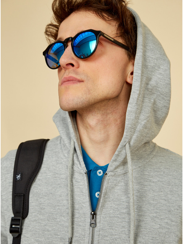 ZOOT.lab Modrá pánska polokošeľa ZOOT.lab Robert